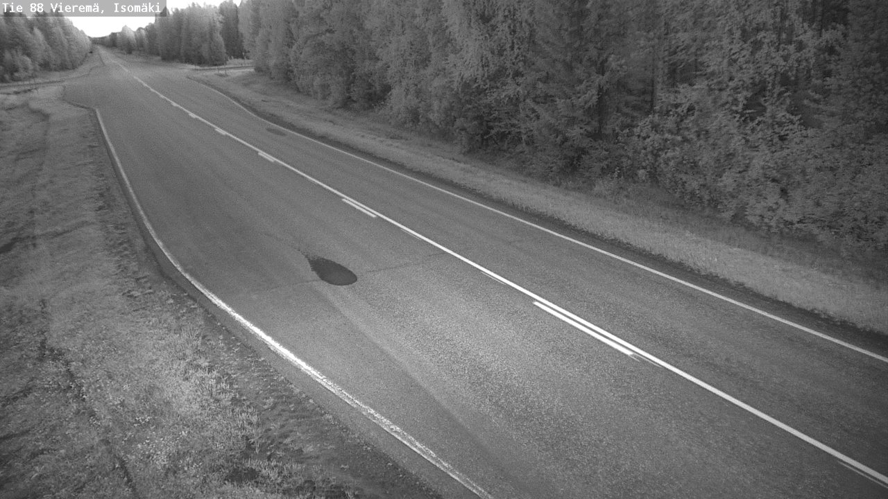 Weather Camera Image Road 88 Vieremä, Isomäki, Vieremä, Pohjois-Savo