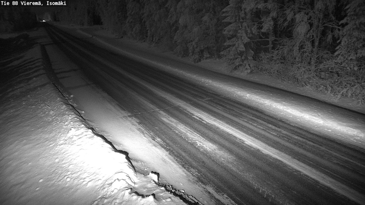 Weather Camera Image Road 88 Vieremä, Isomäki, Vieremä, Pohjois-Savo