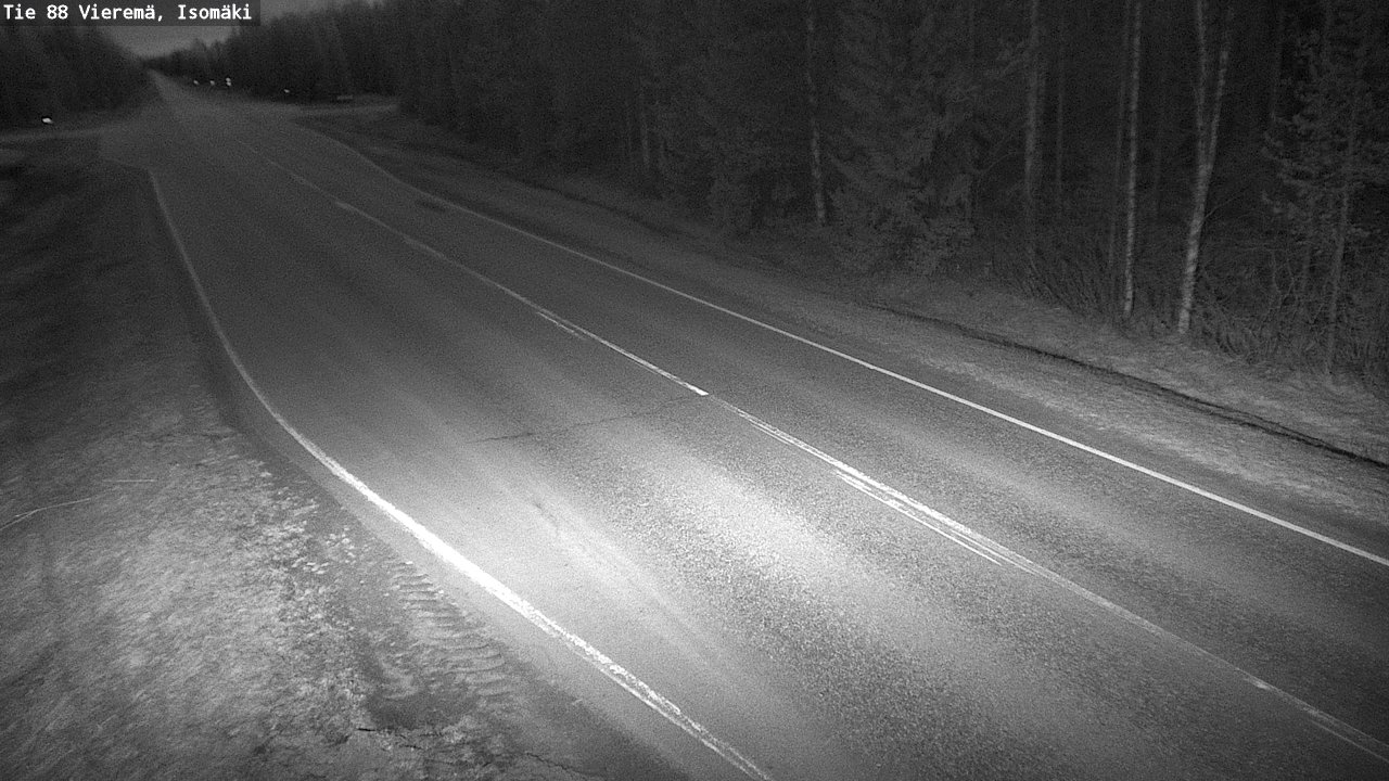 Weather Camera Image Road 88 Vieremä, Isomäki, Vieremä, Pohjois-Savo