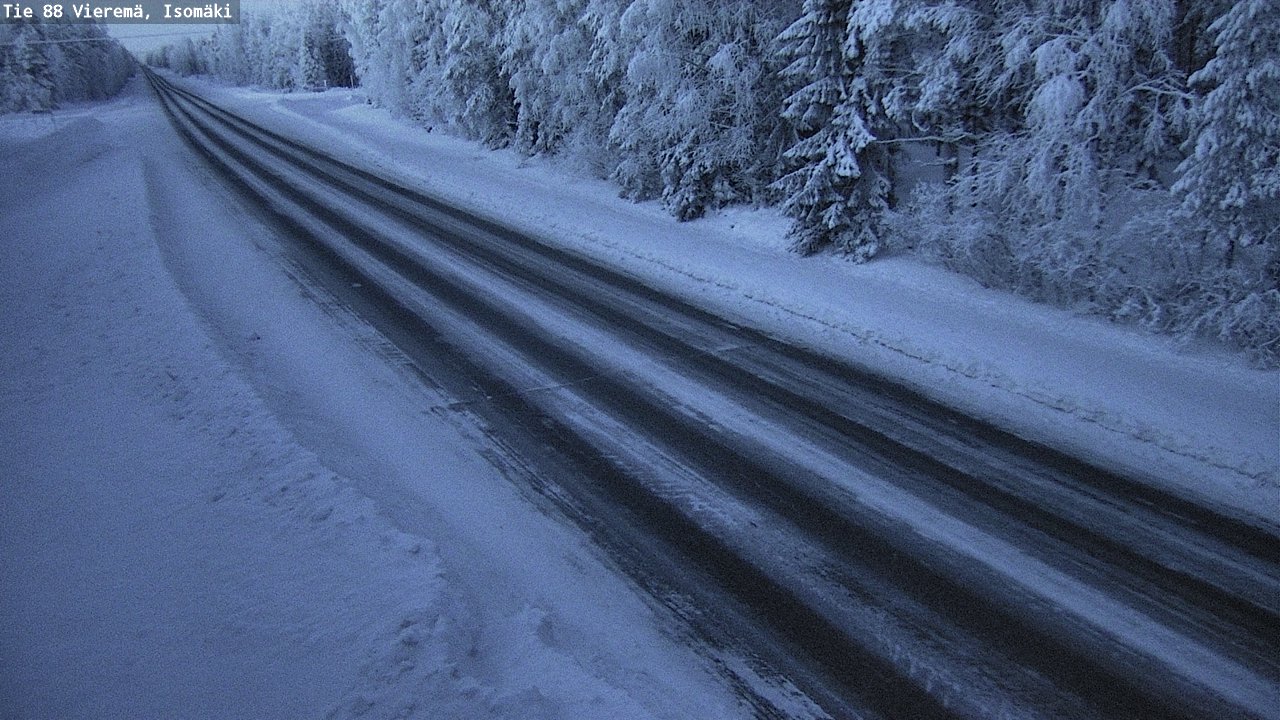 Weather Camera Image Road 88 Vieremä, Isomäki, Vieremä, Pohjois-Savo