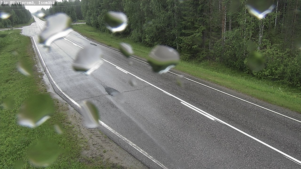 Weather Camera Image Road 88 Vieremä, Isomäki, Vieremä, Pohjois-Savo