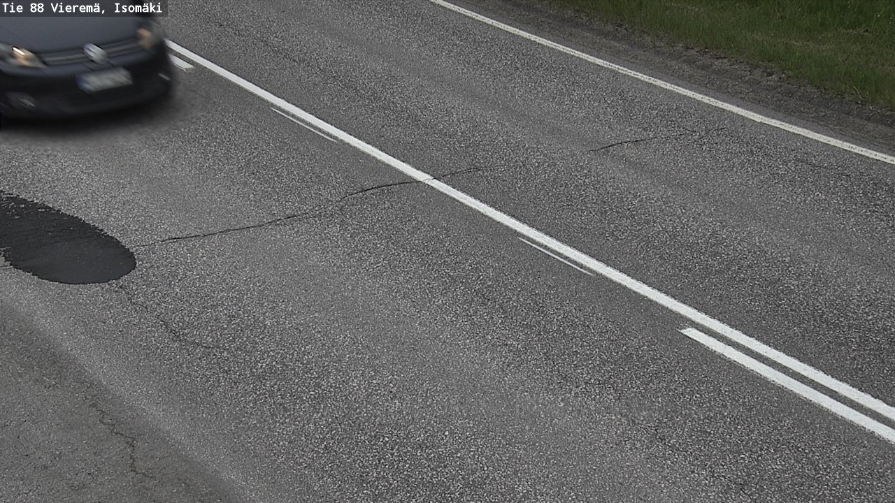 Weather Camera Image Road 88 Vieremä, Isomäki, Vieremä, Pohjois-Savo
