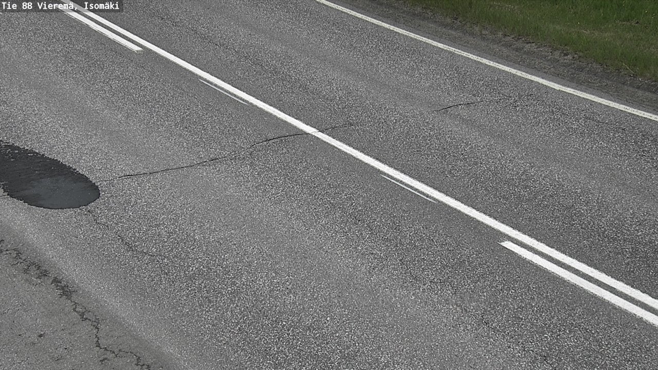 Weather Camera Image Road 88 Vieremä, Isomäki, Vieremä, Pohjois-Savo