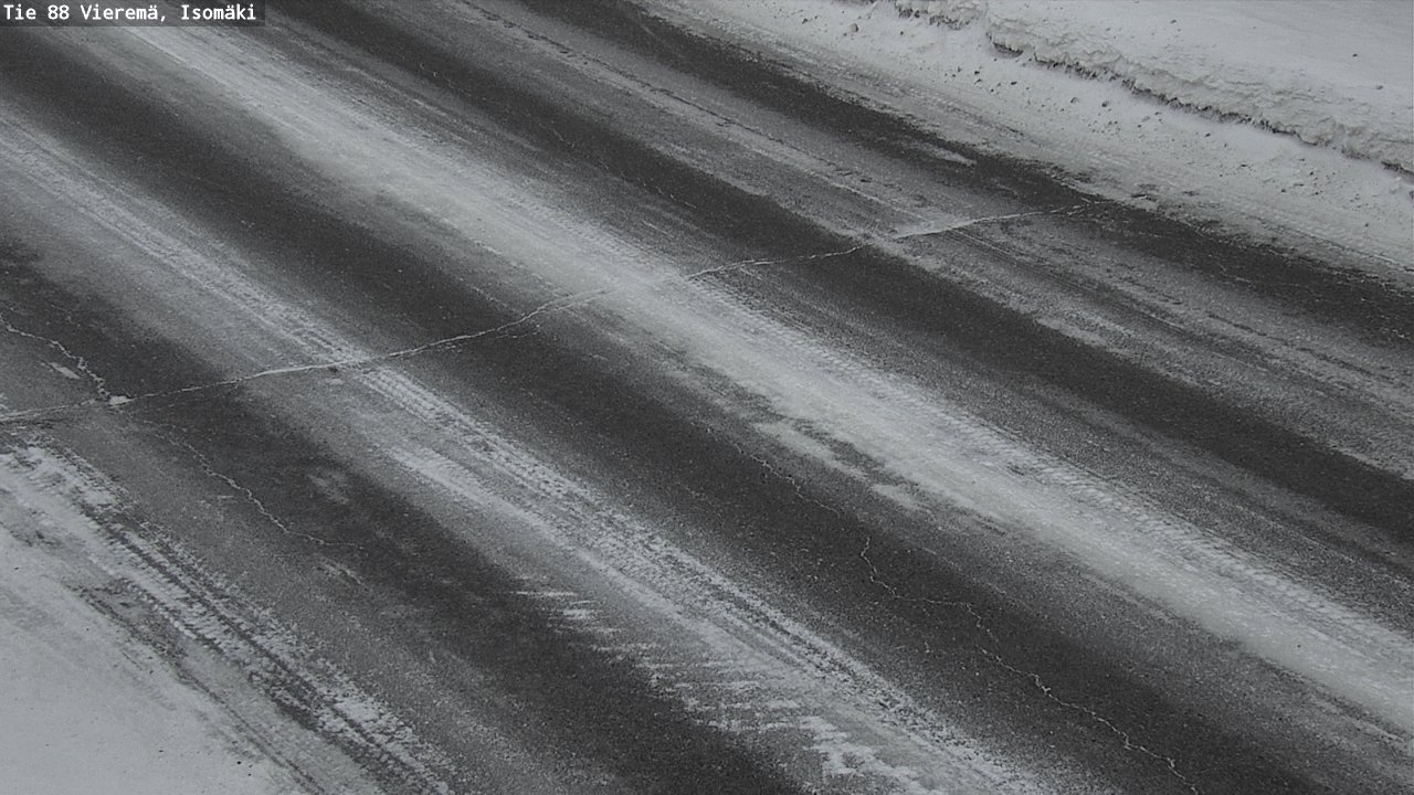 Weather Camera Image Road 88 Vieremä, Isomäki, Vieremä, Pohjois-Savo