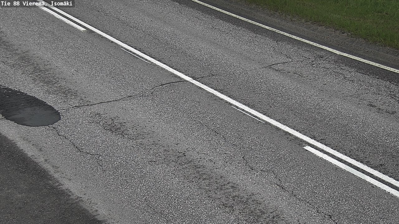 Weather Camera Image Road 88 Vieremä, Isomäki, Vieremä, Pohjois-Savo