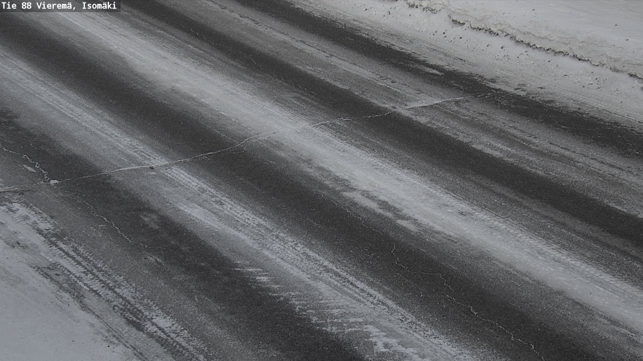 Weather Camera Image Road 88 Vieremä, Isomäki, Vieremä, Pohjois-Savo