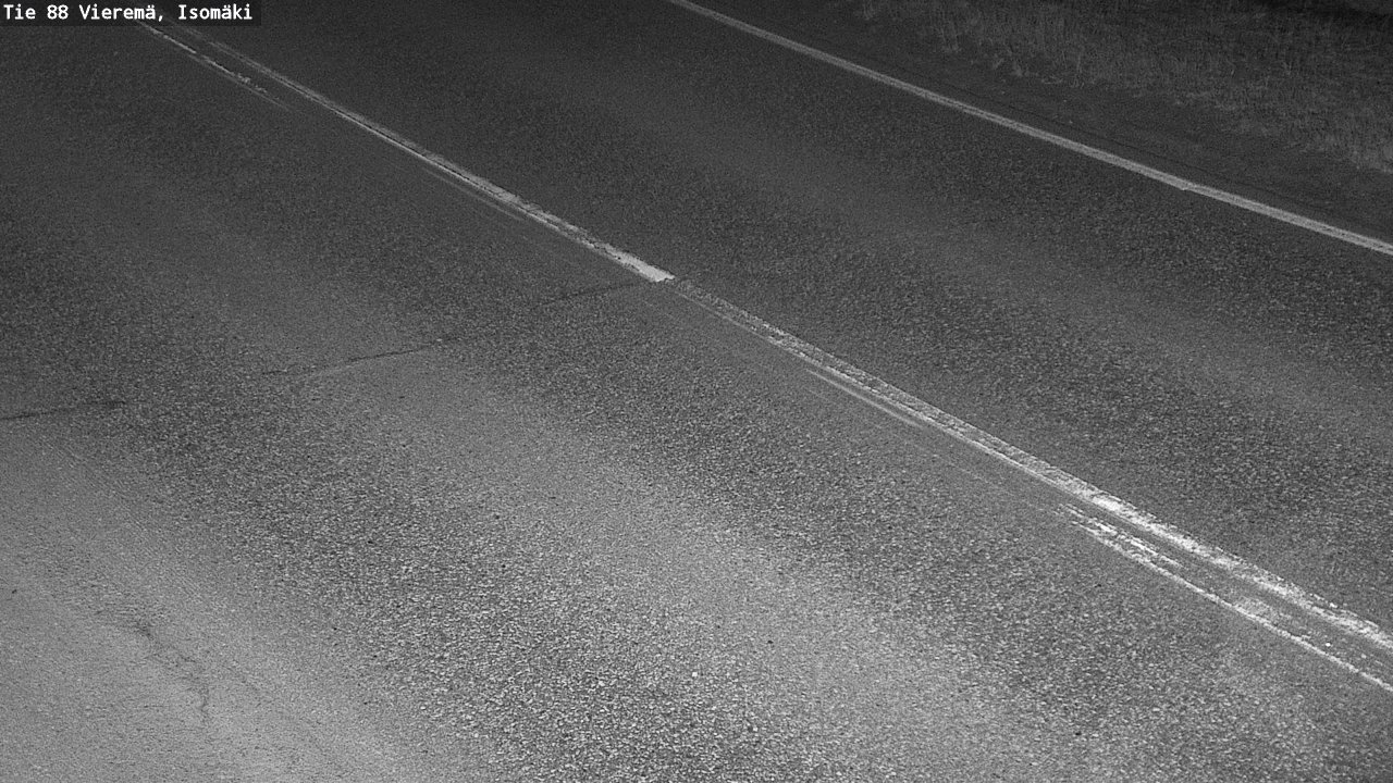 Weather Camera Image Road 88 Vieremä, Isomäki, Vieremä, Pohjois-Savo