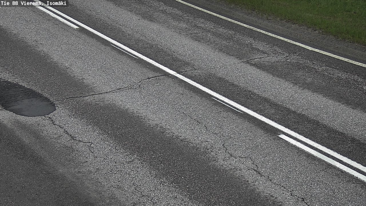 Weather Camera Image Road 88 Vieremä, Isomäki, Vieremä, Pohjois-Savo