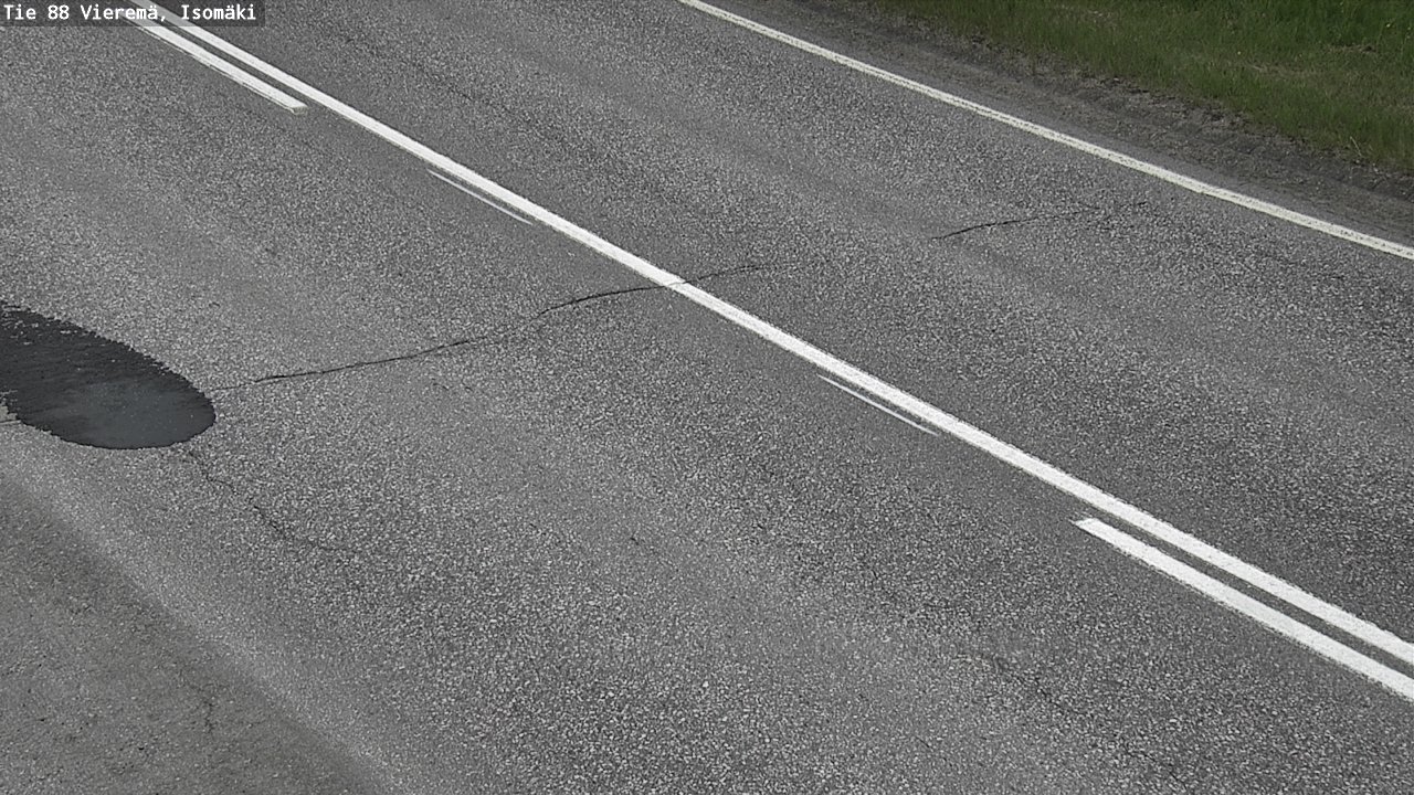 Weather Camera Image Road 88 Vieremä, Isomäki, Vieremä, Pohjois-Savo