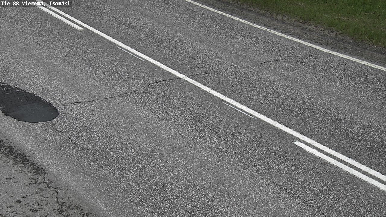 Weather Camera Image Road 88 Vieremä, Isomäki, Vieremä, Pohjois-Savo