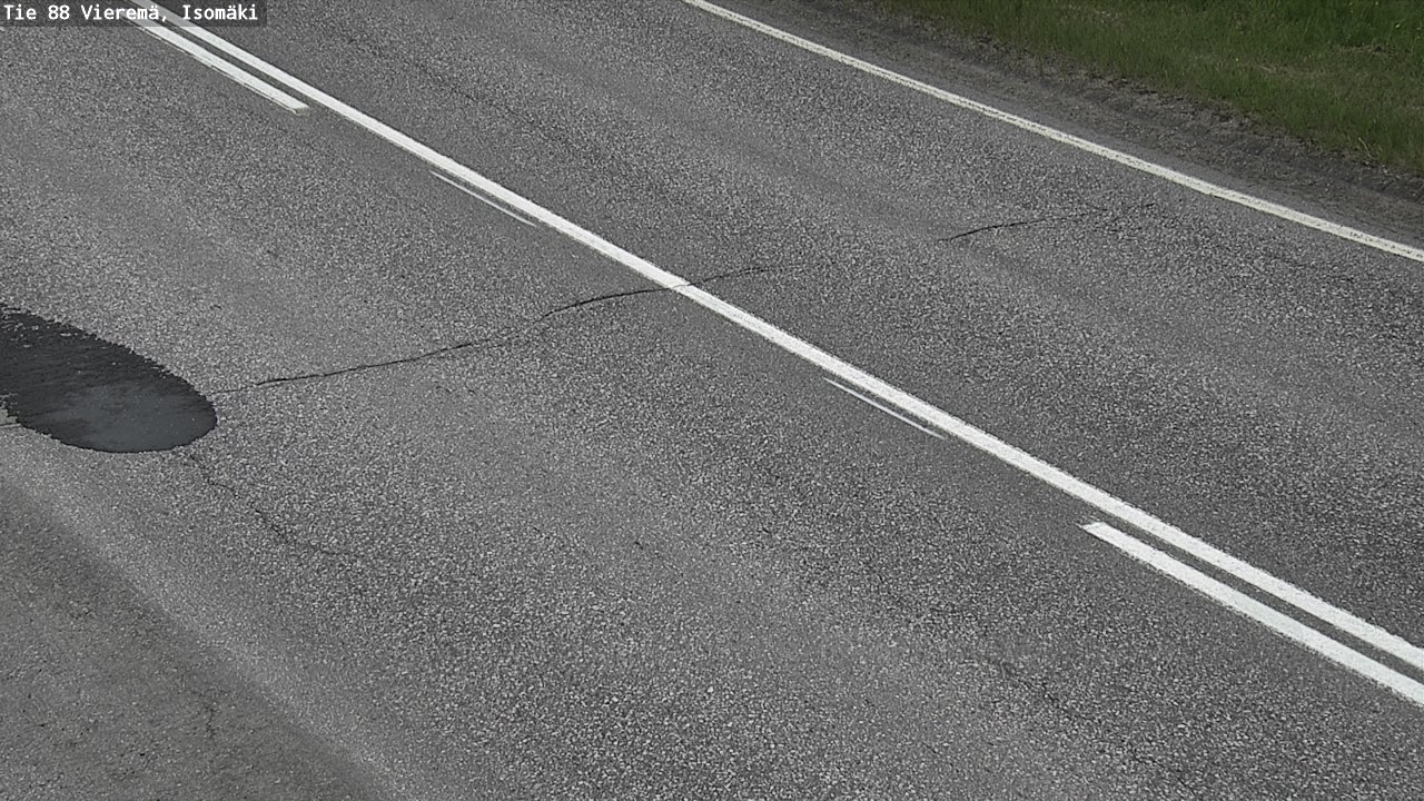 Weather Camera Image Road 88 Vieremä, Isomäki, Vieremä, Pohjois-Savo