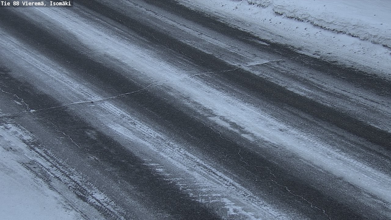 Weather Camera Image Road 88 Vieremä, Isomäki, Vieremä, Pohjois-Savo