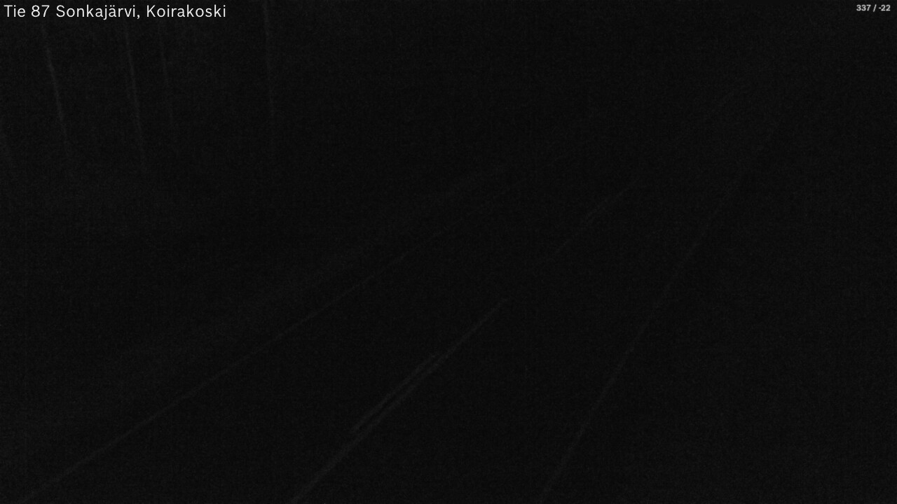Weather Camera Image Väg 87 Sonkajärvi, Koirakosk, Sonkajärvi, Pohjois-Savo