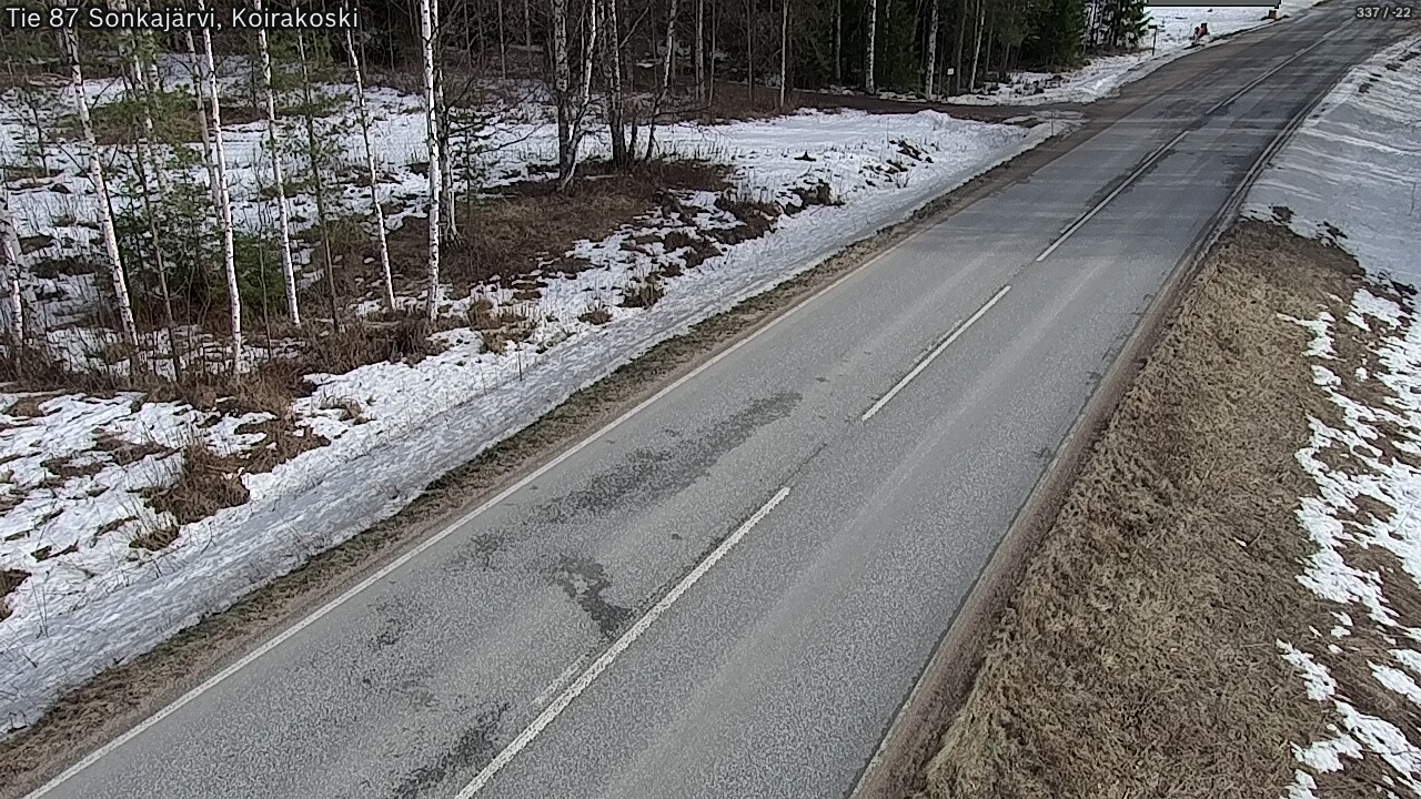 Kelikamerat Kuva Tie 87 Sonkajärvi, Koirako, Sonkajärvi, Pohjois-Savo