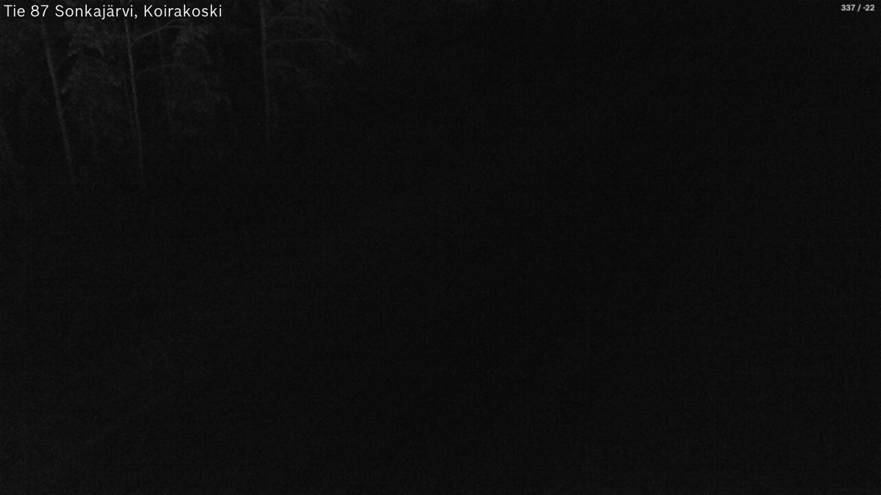 Weather Camera Image Road 87 Sonkajärvi, Koirakoski, Sonkajärvi, Pohjois-Savo