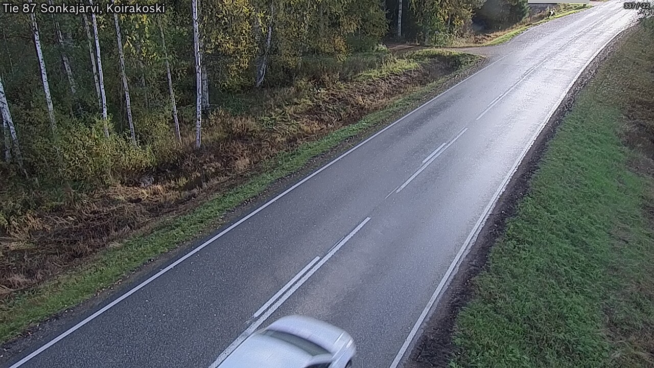 Weather Camera Image Väg 87 Sonkajärvi, Koirakosk, Sonkajärvi, Pohjois-Savo