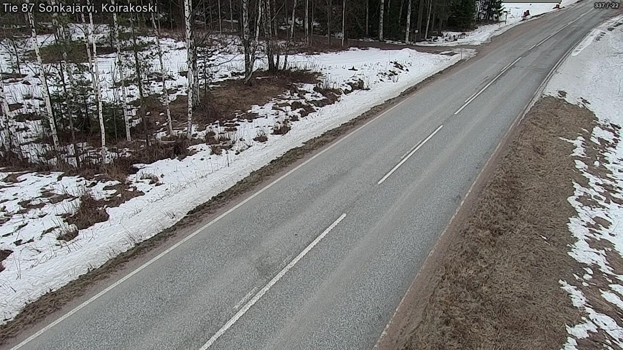 Kelikamerat Kuva Tie 87 Sonkajärvi, Koirako, Sonkajärvi, Pohjois-Savo