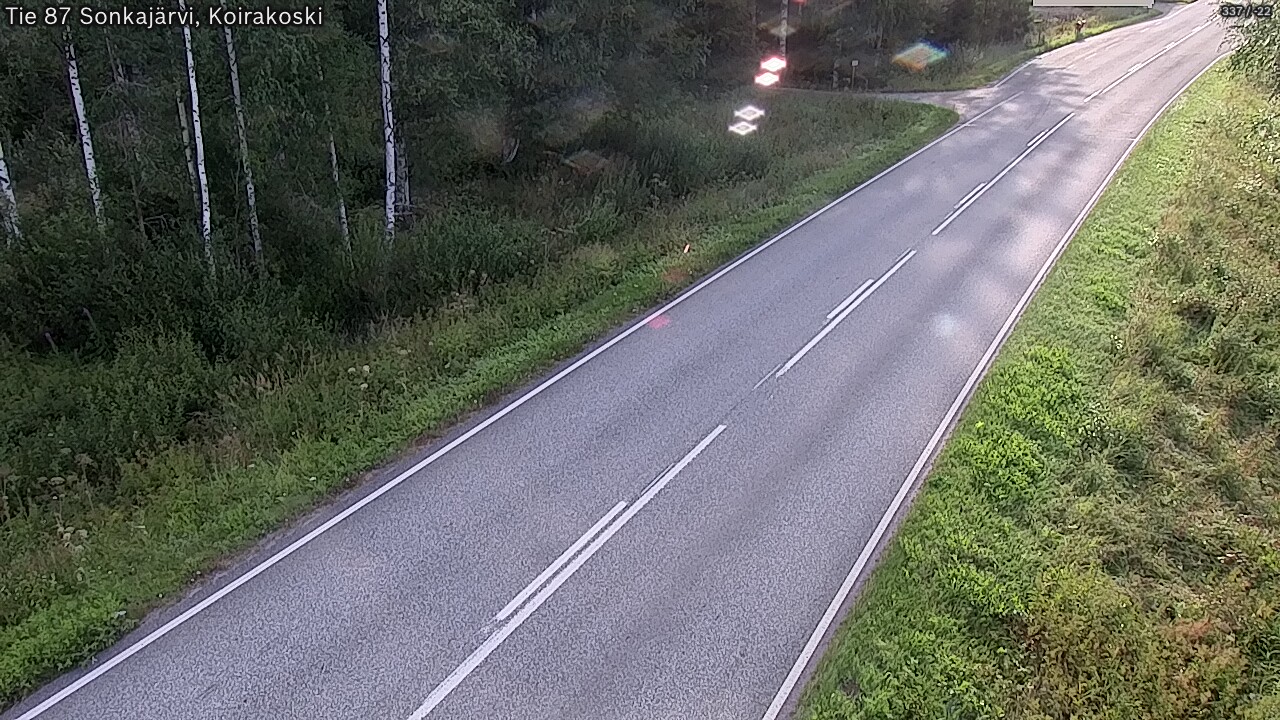 Weather Camera Image Road 87 Sonkajärvi, Koirakoski, Sonkajärvi, Pohjois-Savo