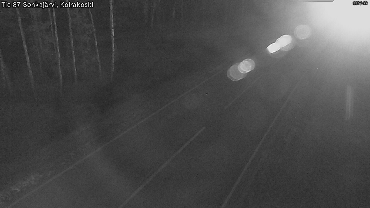 Weather Camera Image Road 87 Sonkajärvi, Koirakoski, Sonkajärvi, Pohjois-Savo