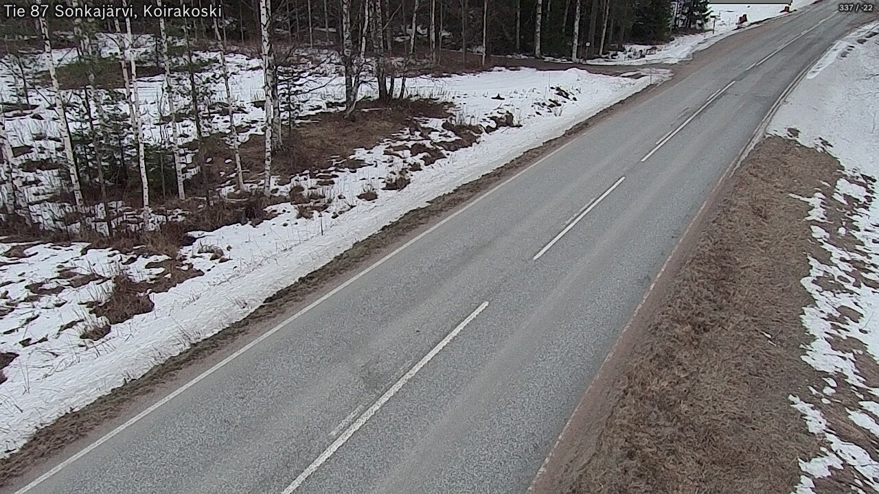 Kelikamerat Kuva Tie 87 Sonkajärvi, Koirako, Sonkajärvi, Pohjois-Savo