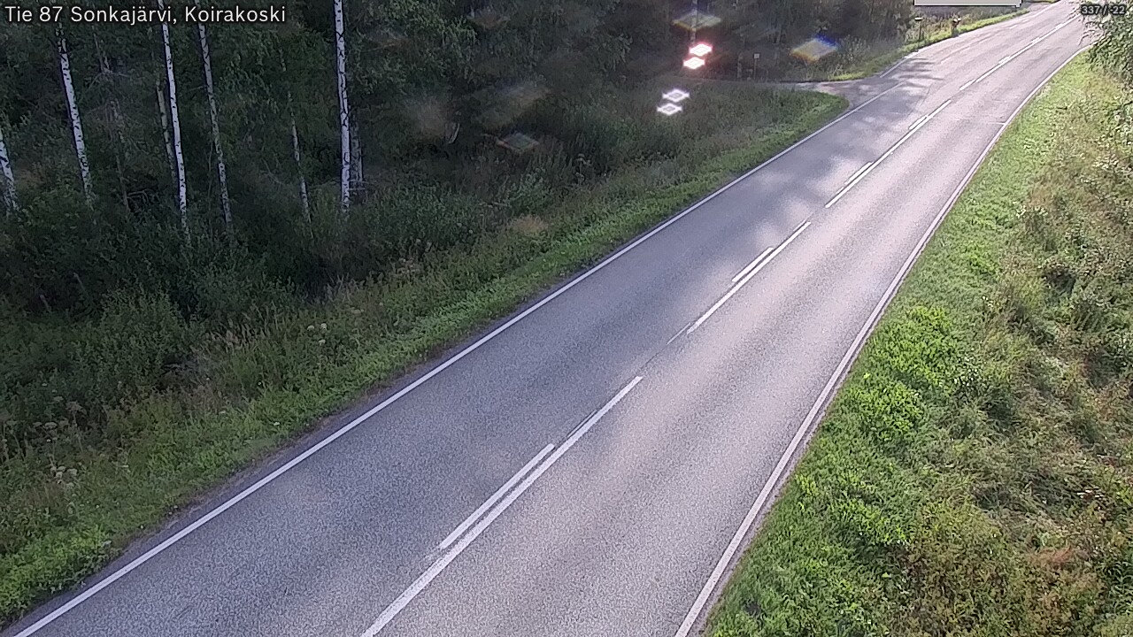 Weather Camera Image Road 87 Sonkajärvi, Koirakoski, Sonkajärvi, Pohjois-Savo