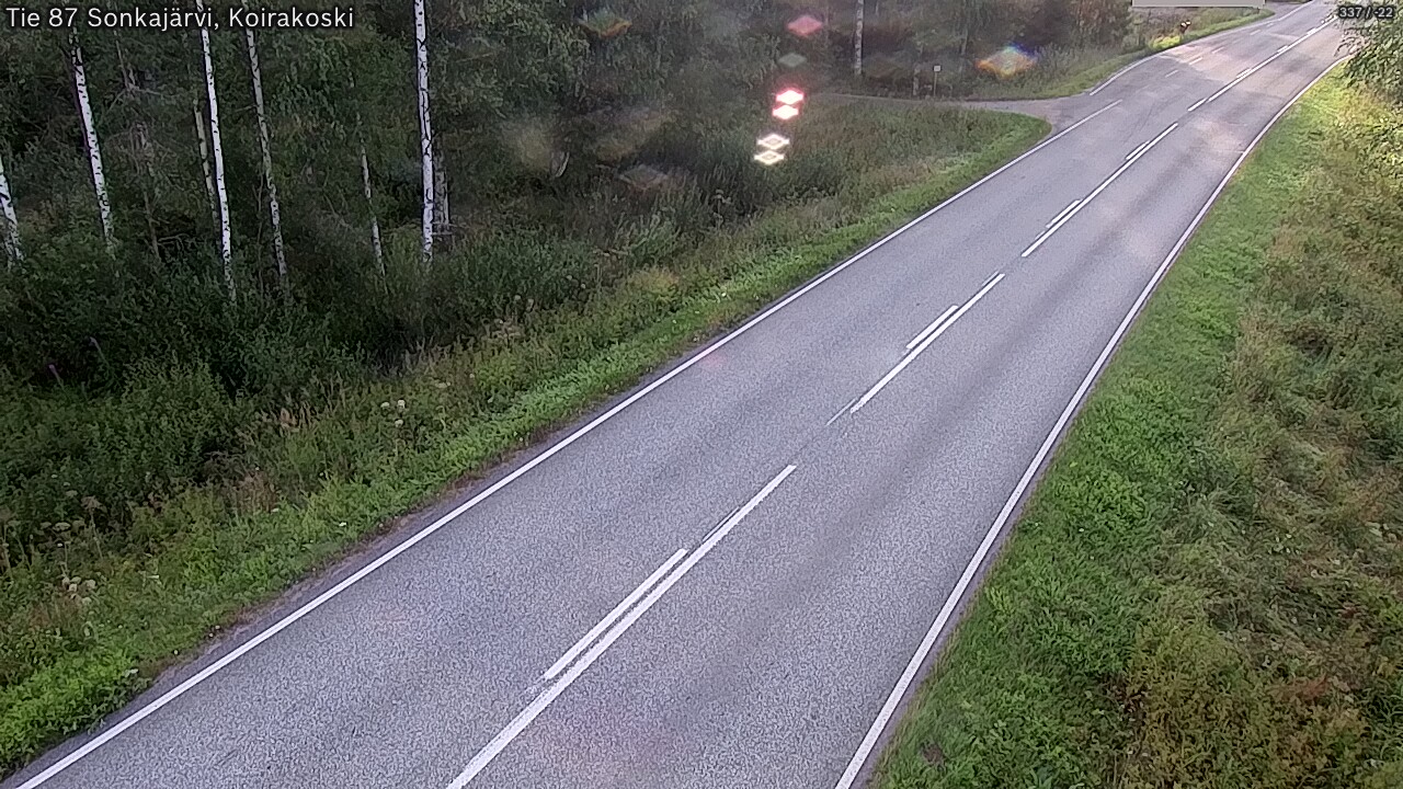 Weather Camera Image Road 87 Sonkajärvi, Koirakoski, Sonkajärvi, Pohjois-Savo