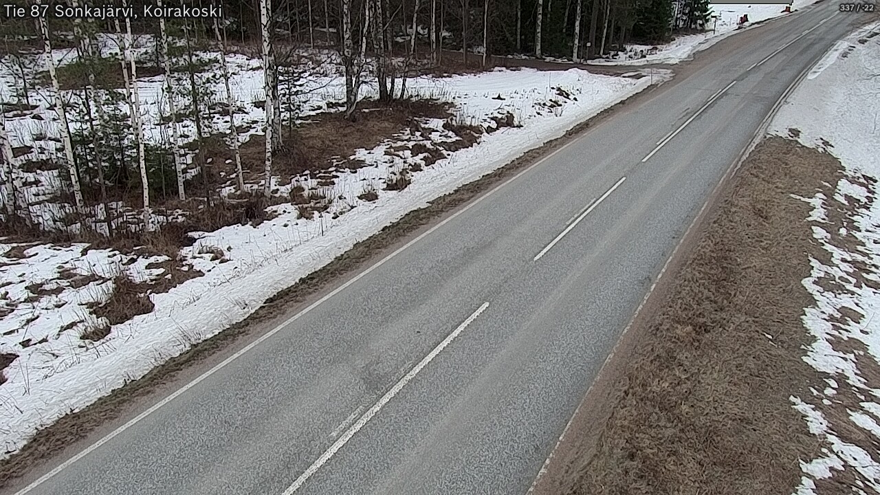 Kelikamerat Kuva Tie 87 Sonkajärvi, Koirako, Sonkajärvi, Pohjois-Savo