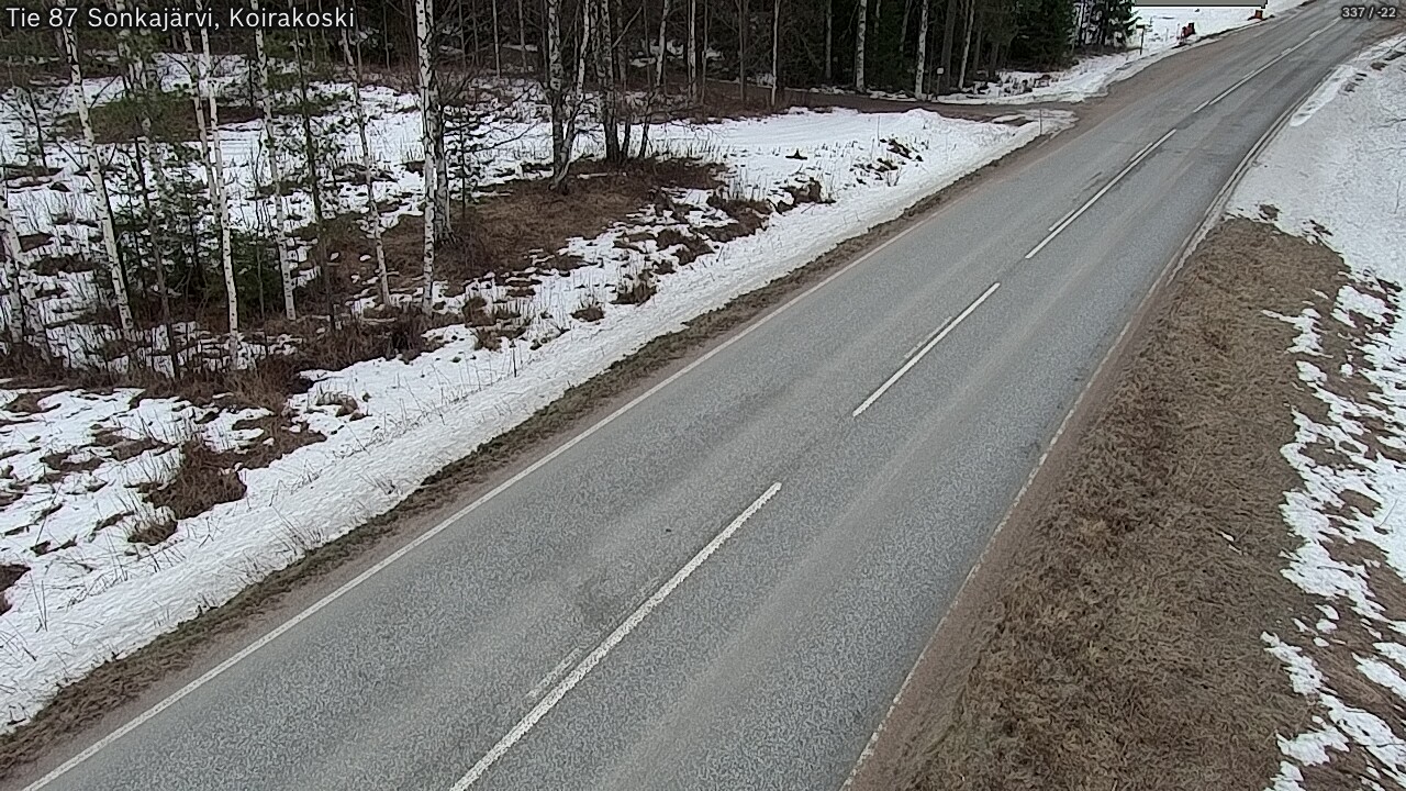 Kelikamerat Kuva Tie 87 Sonkajärvi, Koirako, Sonkajärvi, Pohjois-Savo