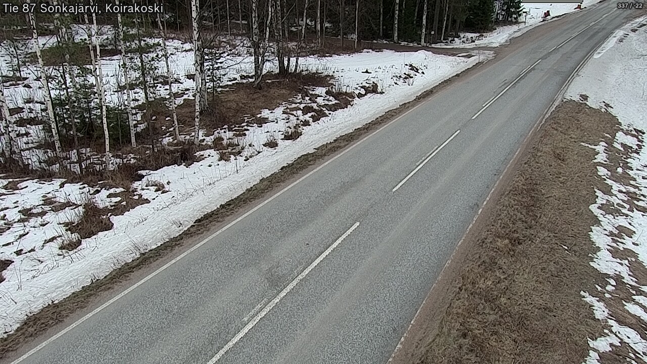 Kelikamerat Kuva Tie 87 Sonkajärvi, Koirako, Sonkajärvi, Pohjois-Savo