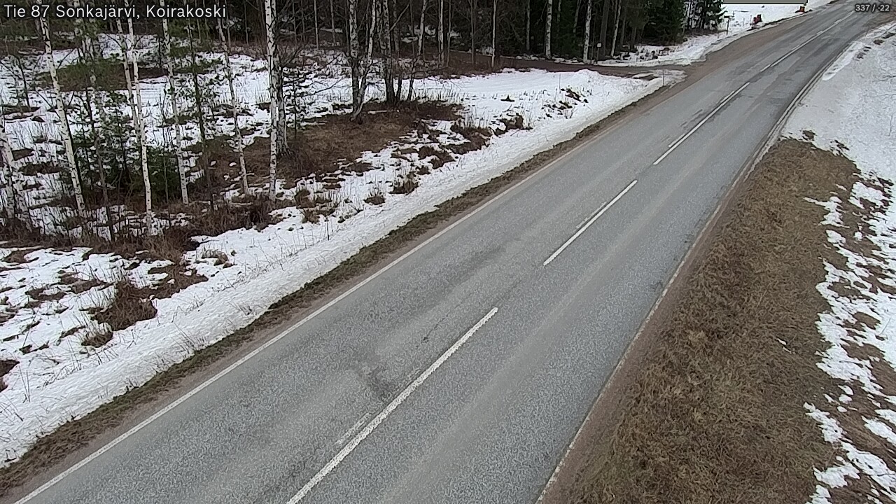 Kelikamerat Kuva Tie 87 Sonkajärvi, Koirako, Sonkajärvi, Pohjois-Savo