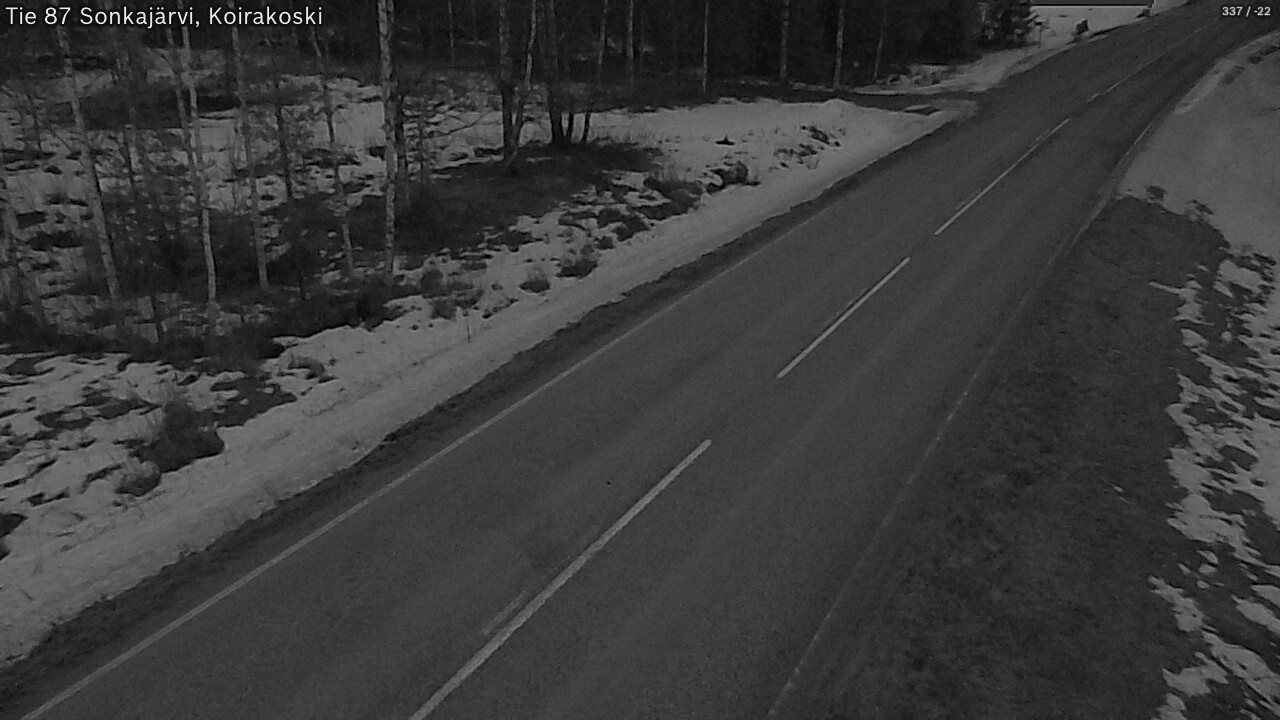Kelikamerat Kuva Tie 87 Sonkajärvi, Koirako, Sonkajärvi, Pohjois-Savo