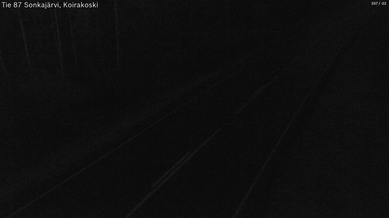 Weather Camera Image Väg 87 Sonkajärvi, Koirakosk, Sonkajärvi, Pohjois-Savo