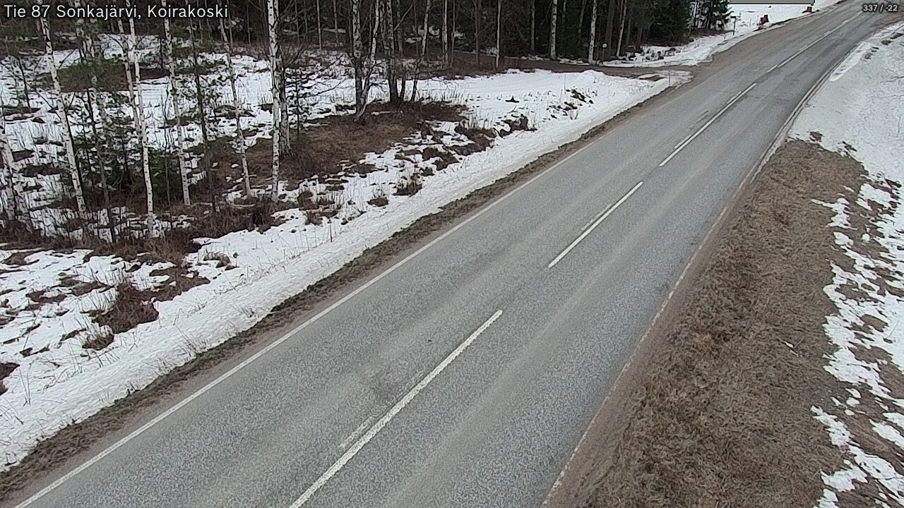 Kelikamerat Kuva Tie 87 Sonkajärvi, Koirako, Sonkajärvi, Pohjois-Savo