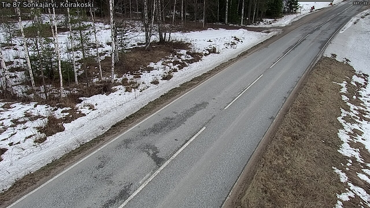 Kelikamerat Kuva Tie 87 Sonkajärvi, Koirako, Sonkajärvi, Pohjois-Savo