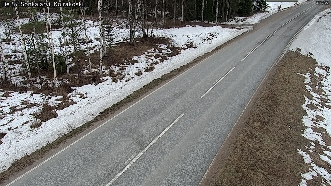 Kelikamerat Kuva Tie 87 Sonkajärvi, Koirako, Sonkajärvi, Pohjois-Savo