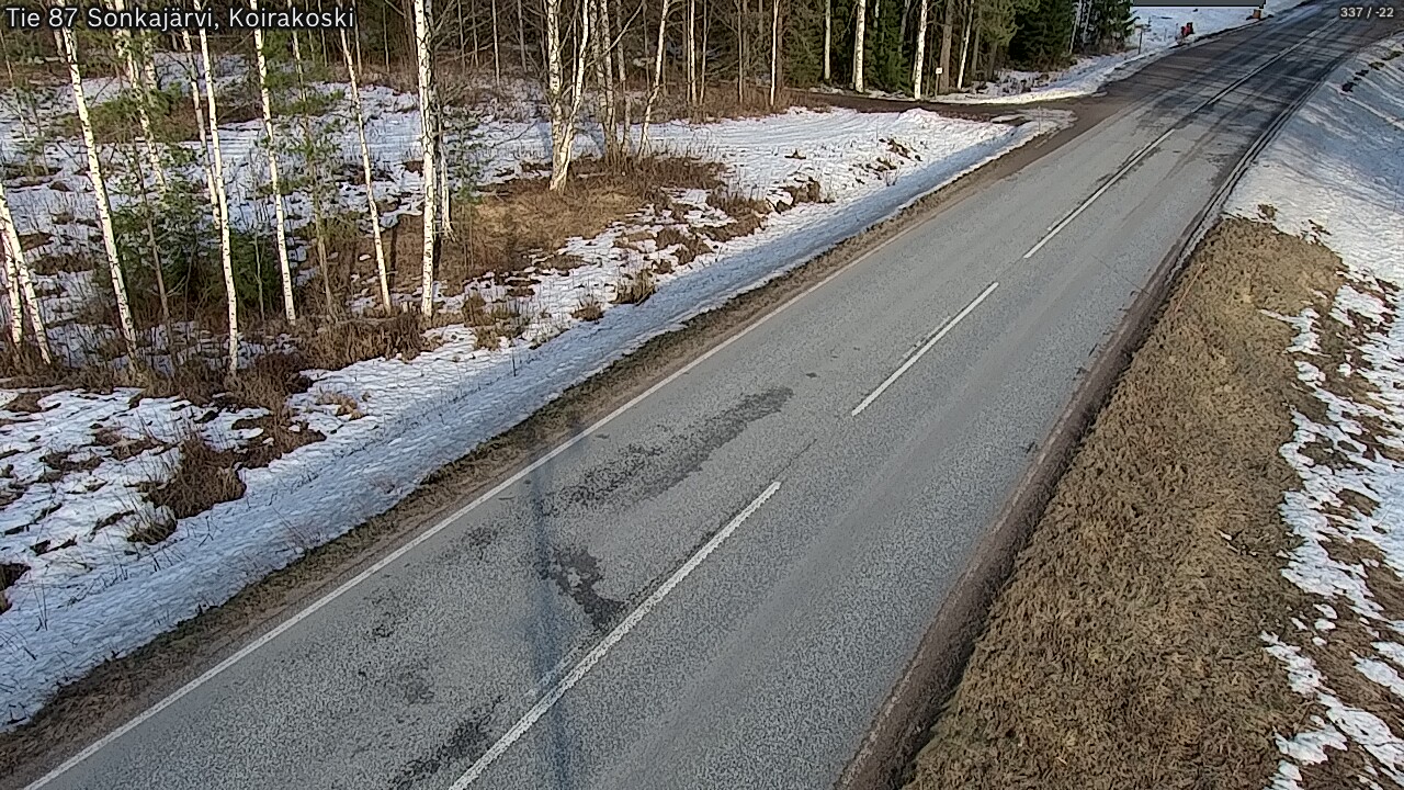 Kelikamerat Kuva Tie 87 Sonkajärvi, Koirako, Sonkajärvi, Pohjois-Savo