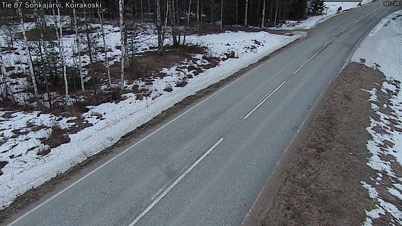 Kelikamerat Kuva Tie 87 Sonkajärvi, Koirako, Sonkajärvi, Pohjois-Savo