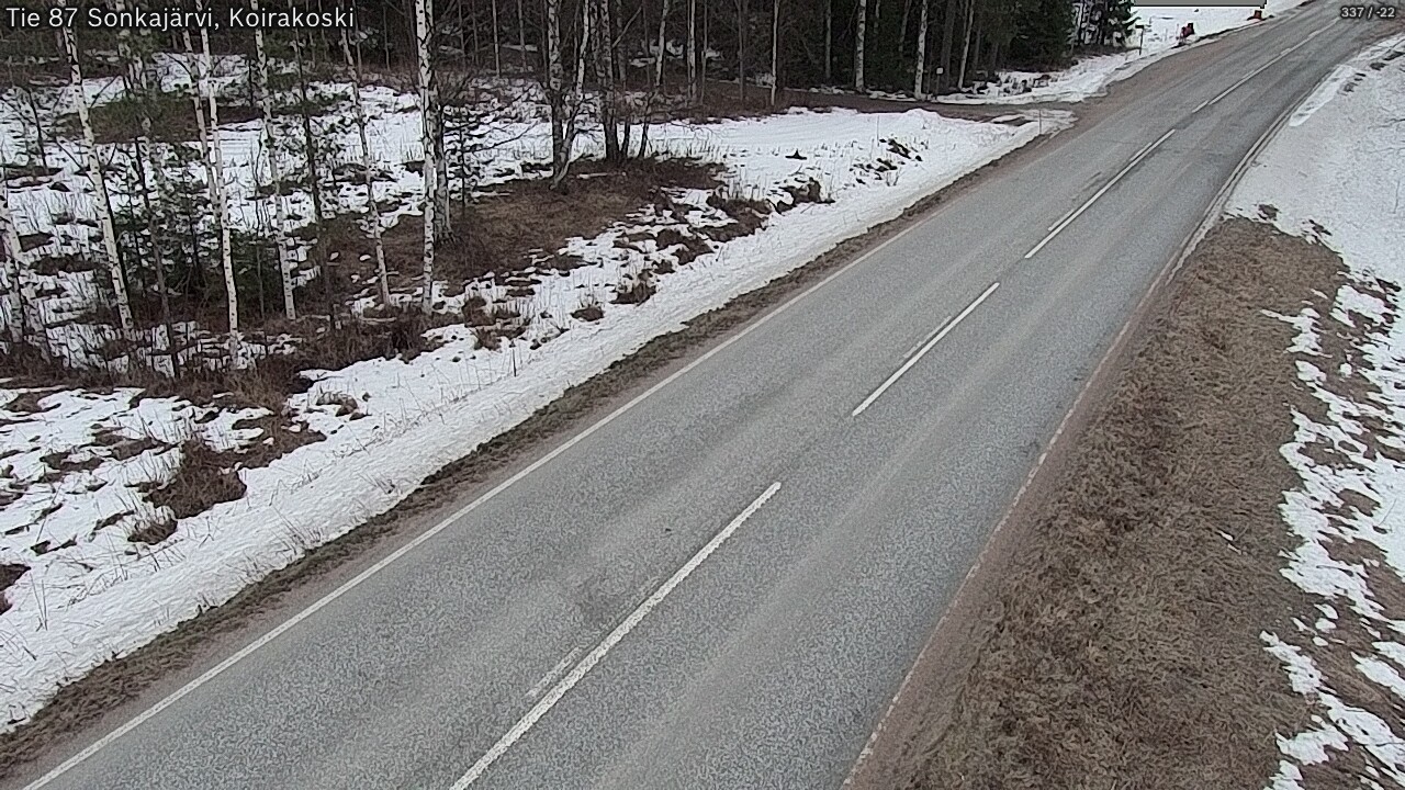 Kelikamerat Kuva Tie 87 Sonkajärvi, Koirako, Sonkajärvi, Pohjois-Savo