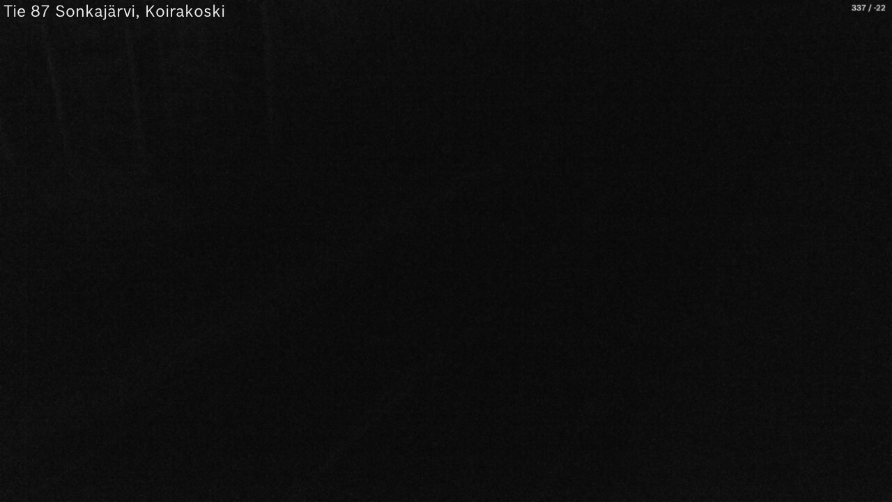 Weather Camera Image Väg 87 Sonkajärvi, Koirakosk, Sonkajärvi, Pohjois-Savo