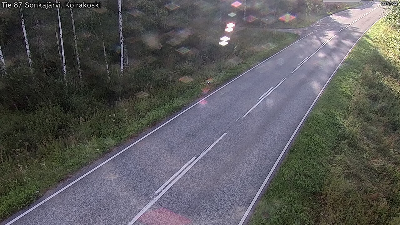 Weather Camera Image Road 87 Sonkajärvi, Koirakoski, Sonkajärvi, Pohjois-Savo