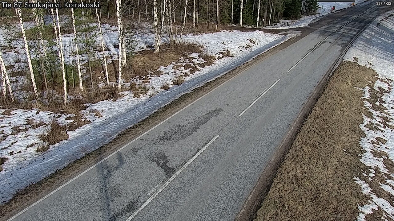 Kelikamerat Kuva Tie 87 Sonkajärvi, Koirako, Sonkajärvi, Pohjois-Savo