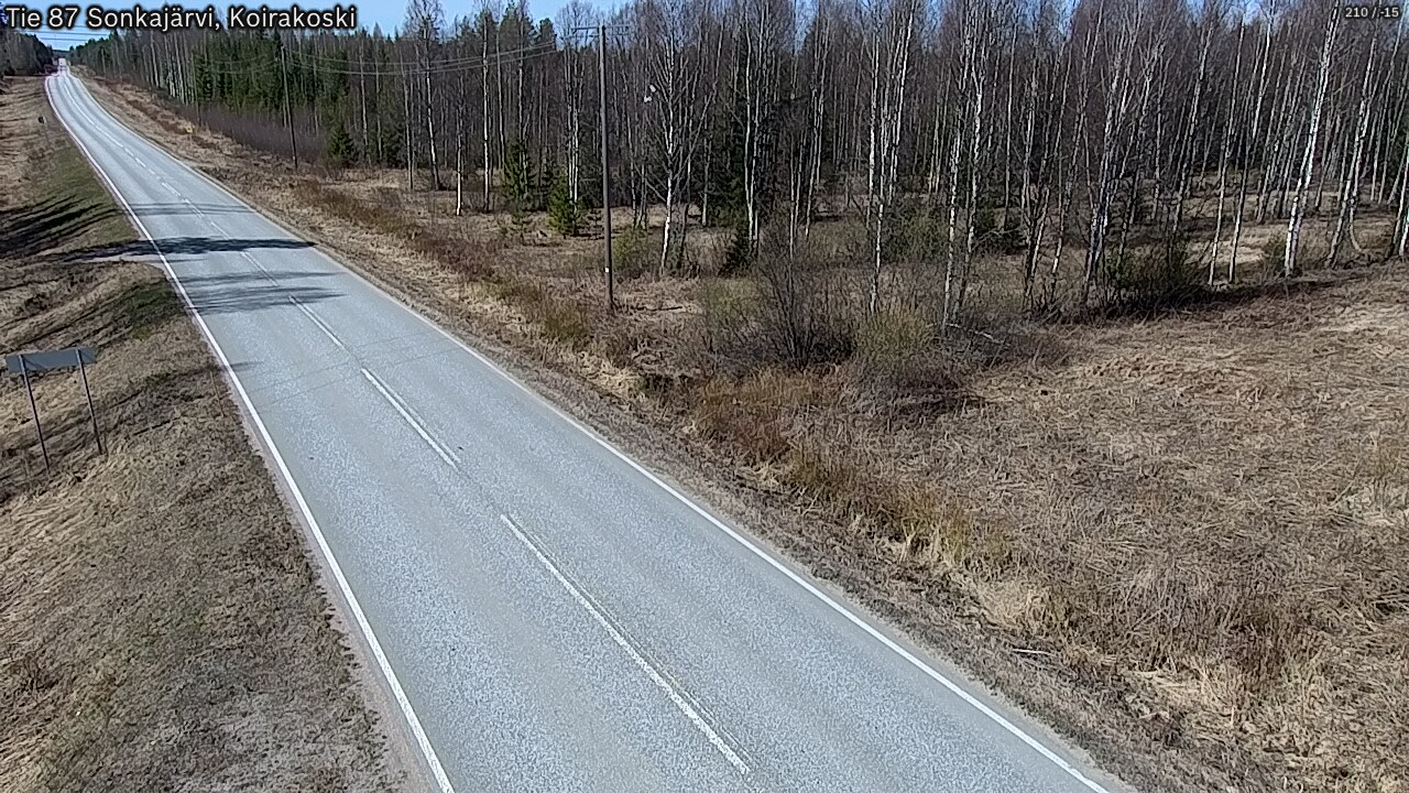 Kelikamerat Kuva Tie 87 Sonkajärvi, Koirako, Sonkajärvi, Pohjois-Savo