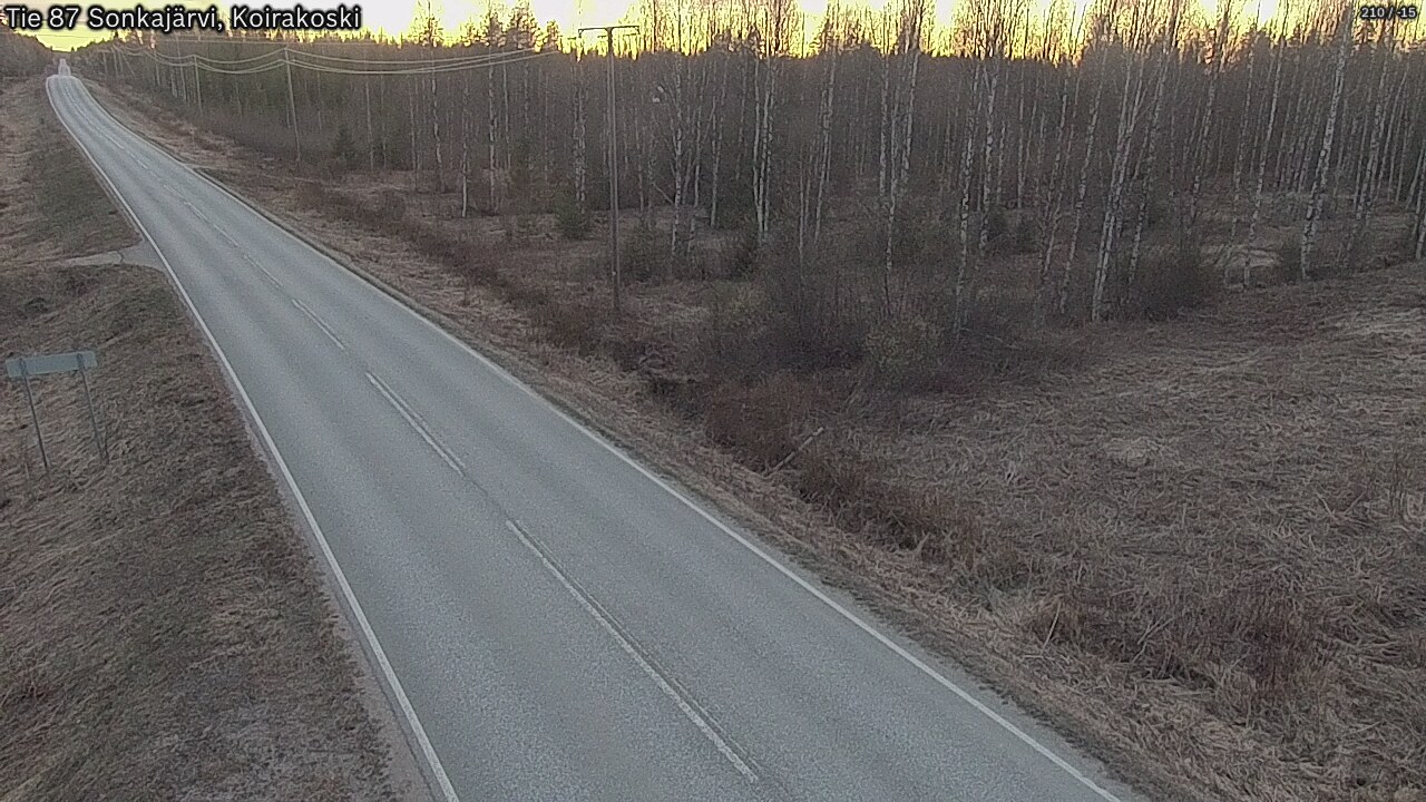 Kelikamerat Kuva Tie 87 Sonkajärvi, Koirako, Sonkajärvi, Pohjois-Savo