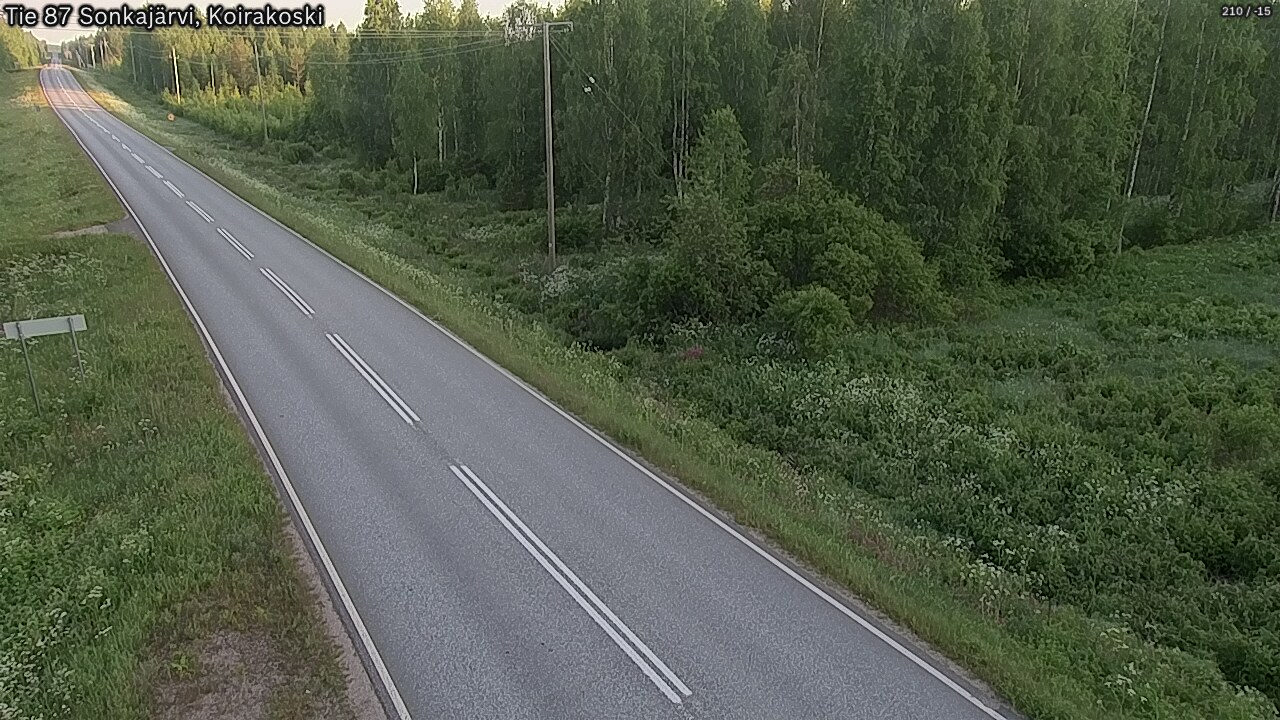 Kelikamerat Kuva Tie 87 Sonkajärvi, Koirako, Sonkajärvi, Pohjois-Savo