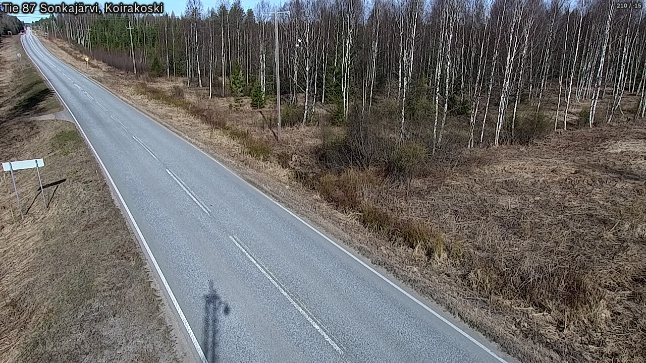 Kelikamerat Kuva Tie 87 Sonkajärvi, Koirako, Sonkajärvi, Pohjois-Savo