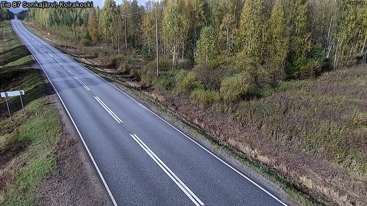 Kelikamerat Kuva Tie 87 Sonkajärvi, Koirako, Sonkajärvi, Pohjois-Savo