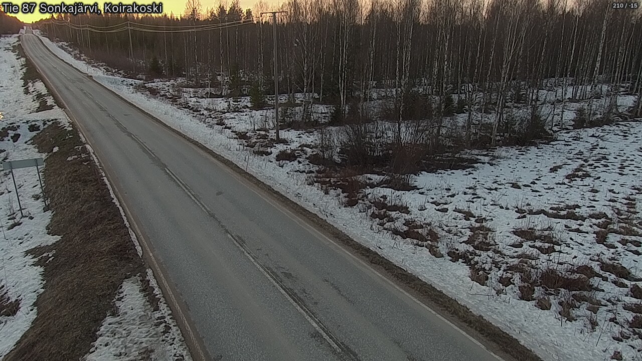 Kelikamerat Kuva Tie 87 Sonkajärvi, Koirako, Sonkajärvi, Pohjois-Savo