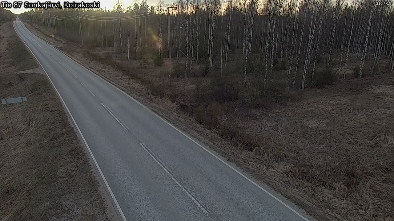 Kelikamerat Kuva Tie 87 Sonkajärvi, Koirako, Sonkajärvi, Pohjois-Savo