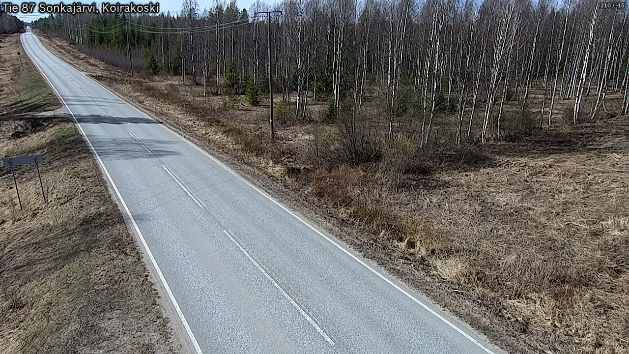 Kelikamerat Kuva Tie 87 Sonkajärvi, Koirako, Sonkajärvi, Pohjois-Savo