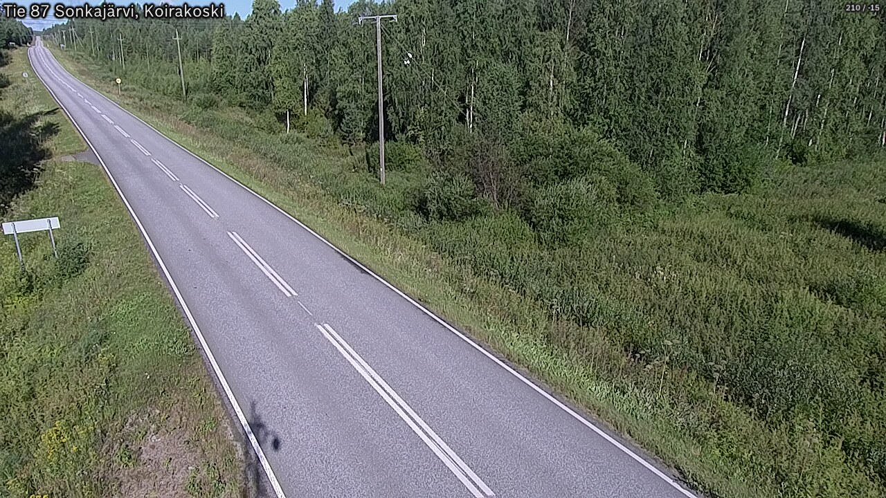 Kelikamerat Kuva Tie 87 Sonkajärvi, Koirako, Sonkajärvi, Pohjois-Savo